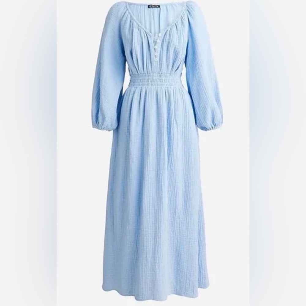 JCREW Cotton Gauze Dress with Pockets